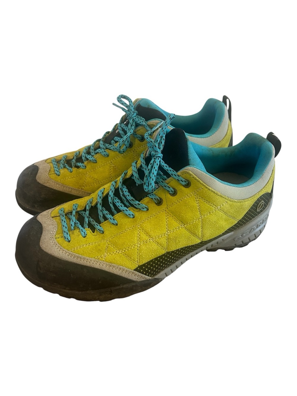 Scarpa Zen Pro Gorpcore Hiking Shoes Chartreuse Vibrant Outdoor Sneakers 7.5